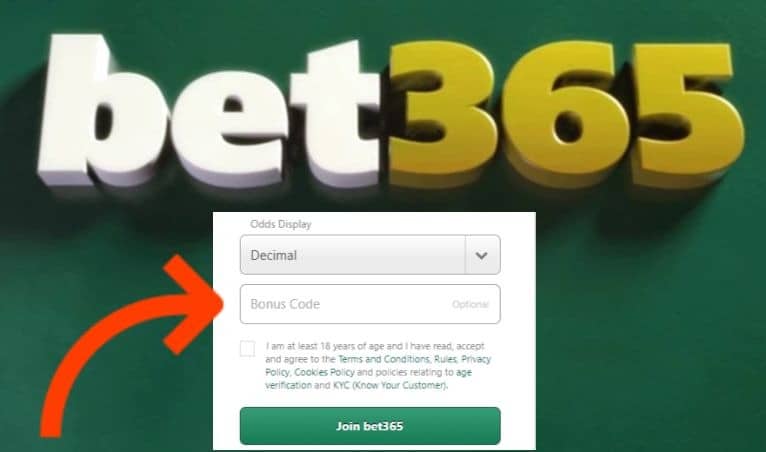 Bet365 sign-up bonus code