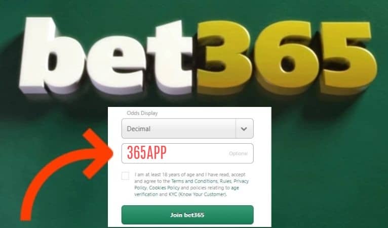 bet365 Bonus Code 365APP